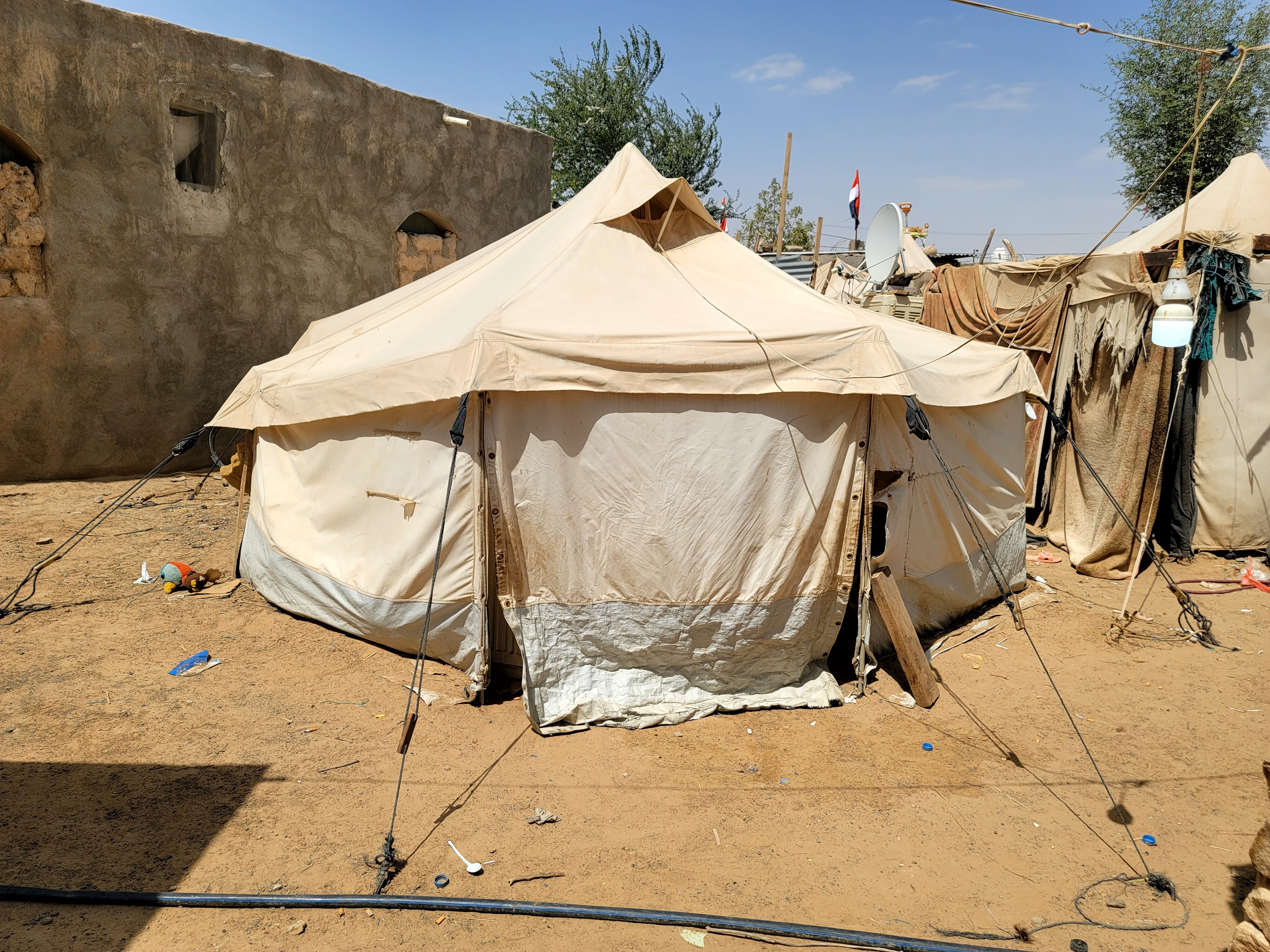 A picture of Haifa''s home in Al-Jufaina camp / ©NFDHR-Accelerated Learning Program